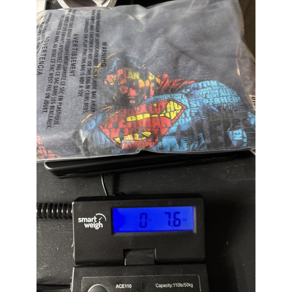 DC Comics SUPERMAN SUPER HERO MAN Of STEEL Word Puzzle Body TEE T Shirt MEN'S XL - Picture 9 of 9